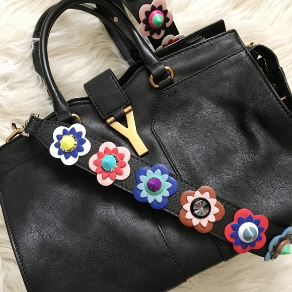 fendi floral strap